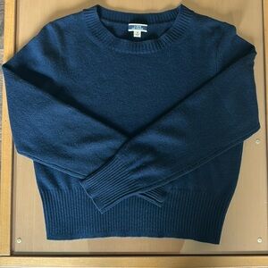 J. Crew 100% Cashmere Sweater in Navy. Size Small.